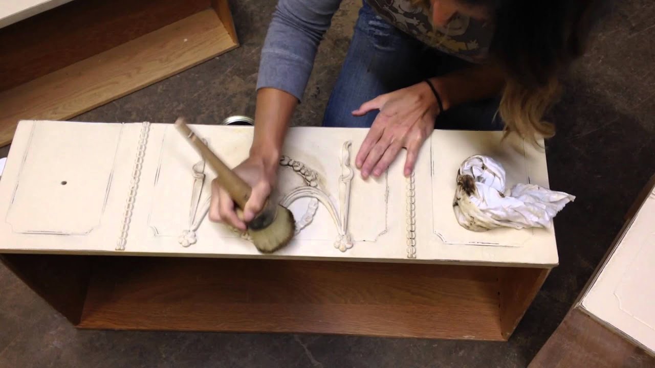 how to clear wax and dark wax furniture 2