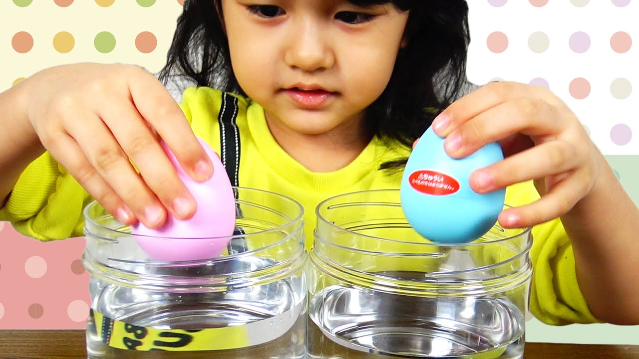 水でふくらむ！ことり隊のタマゴ カラをやぶってことり隊誕生！おもちゃhimawari-CH