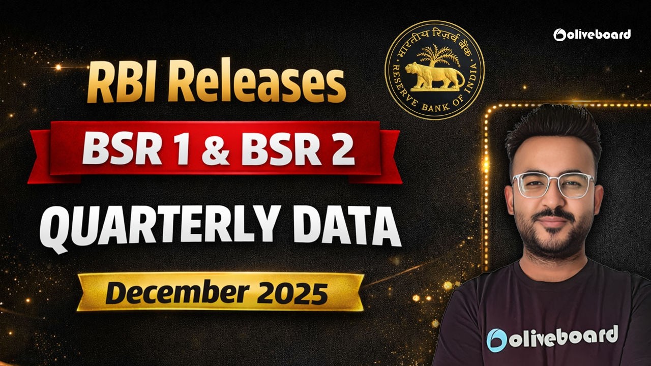 RBI Releases BSR 1 & BSR 2 Quarterly Data | December 2025 | Finance Current Affairs for RBI Grade B