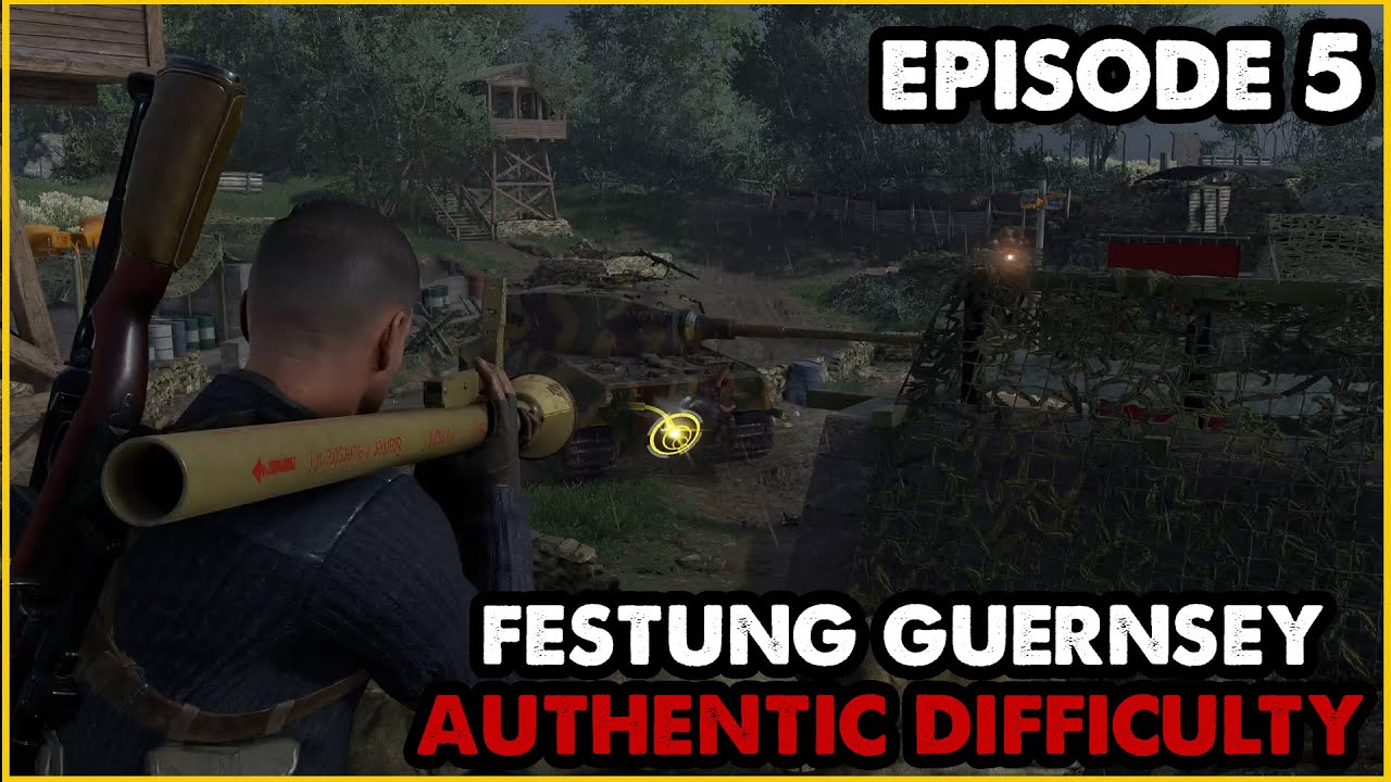 Sniper Elite 5 - Festung Guernsey / AUTHENTIC DIFFICULTY ( Post Commentary)