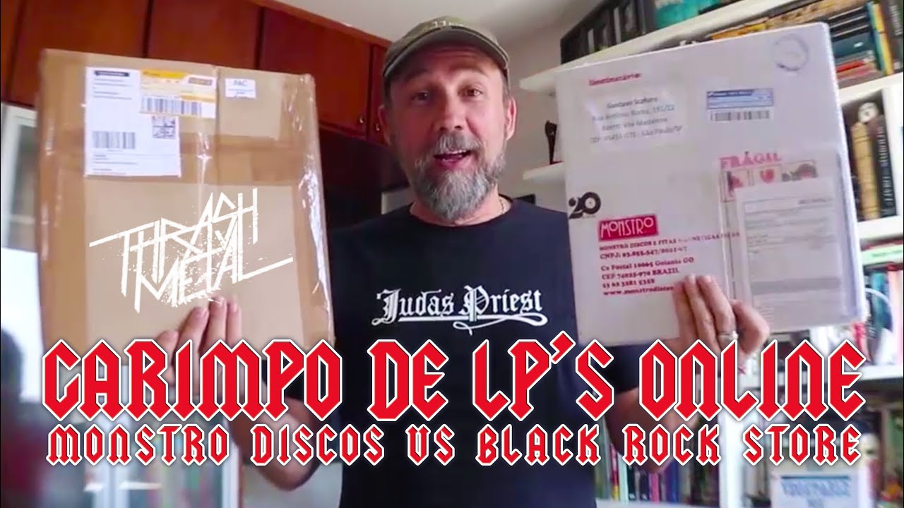 Garimpo de LP's Online (Thrash) - Monstro Discos vs Black Rock Store