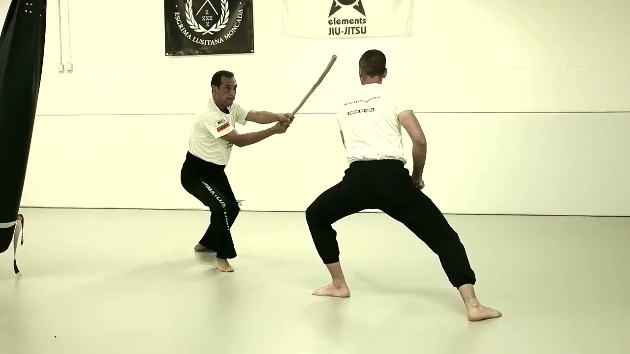 Treino de Varapau com o mestre Nuno Mota