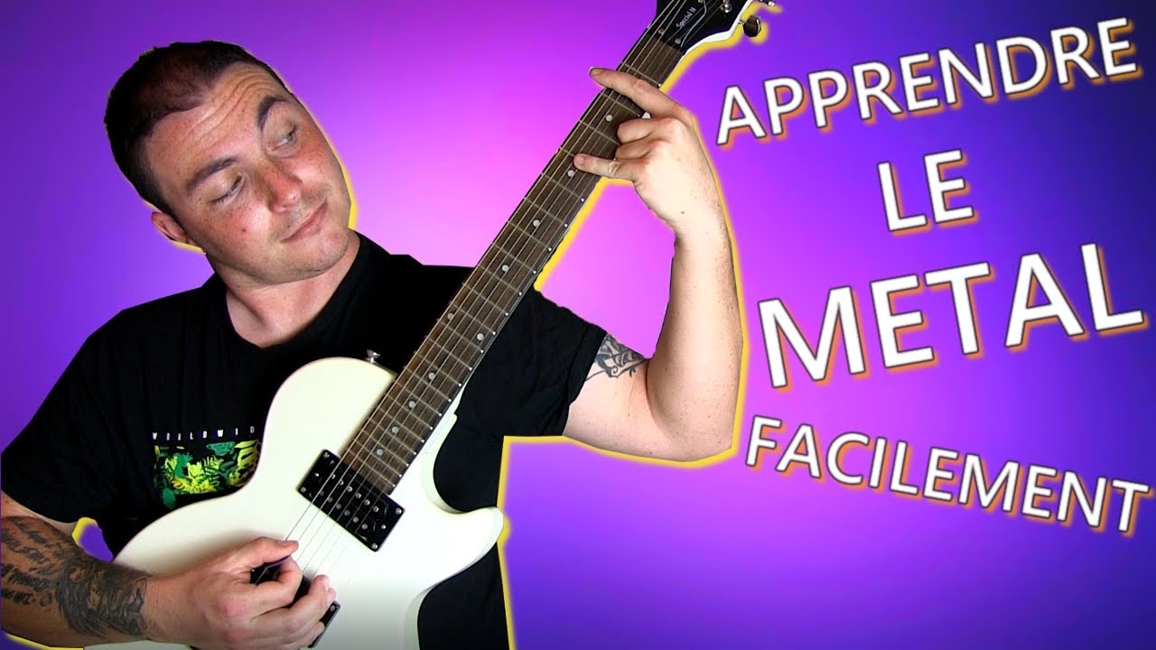APPRENDRE LE METAL  !  3 RYTHMIQUES (Niveau Débutant)