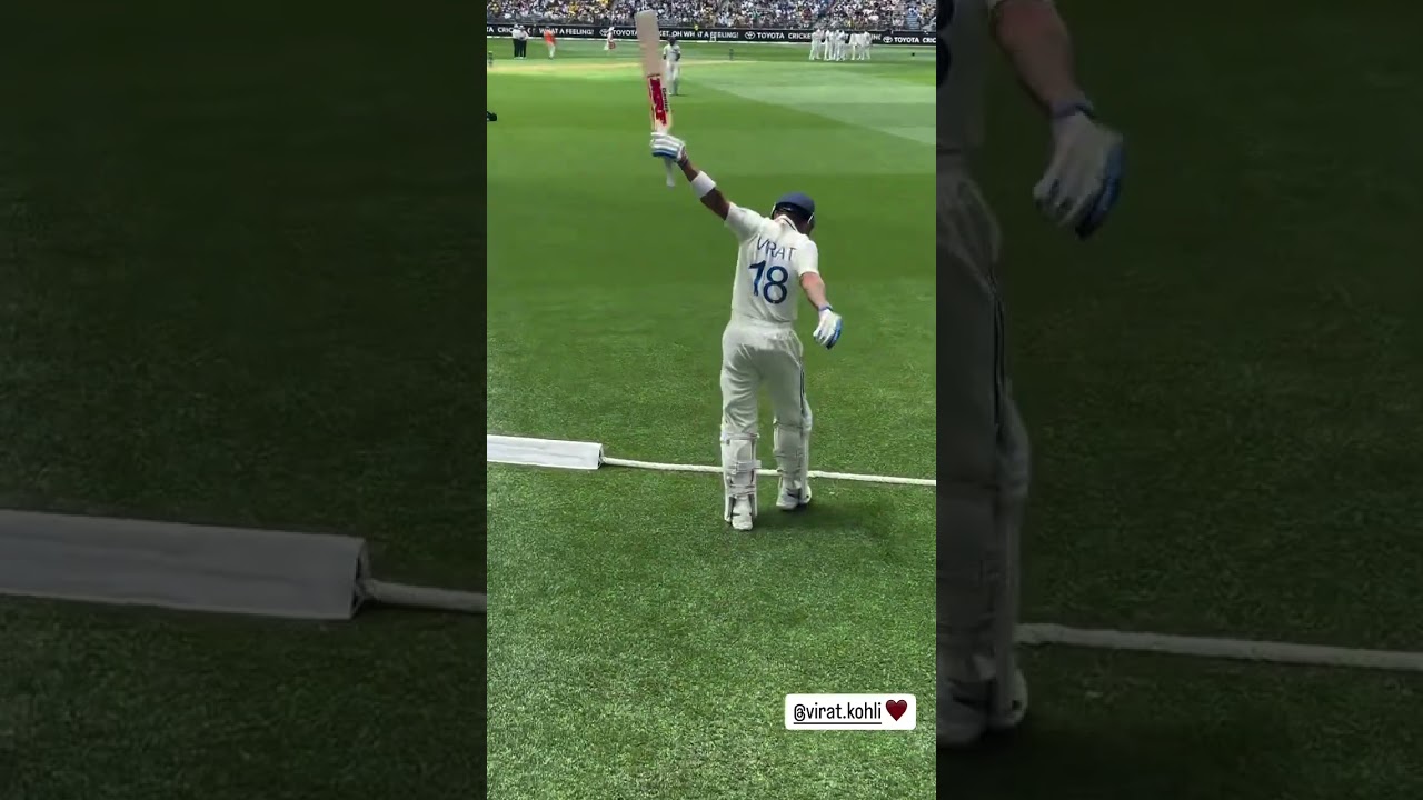 Virat kohli at Perth stadium ❤ #viratkkohli #testcricket