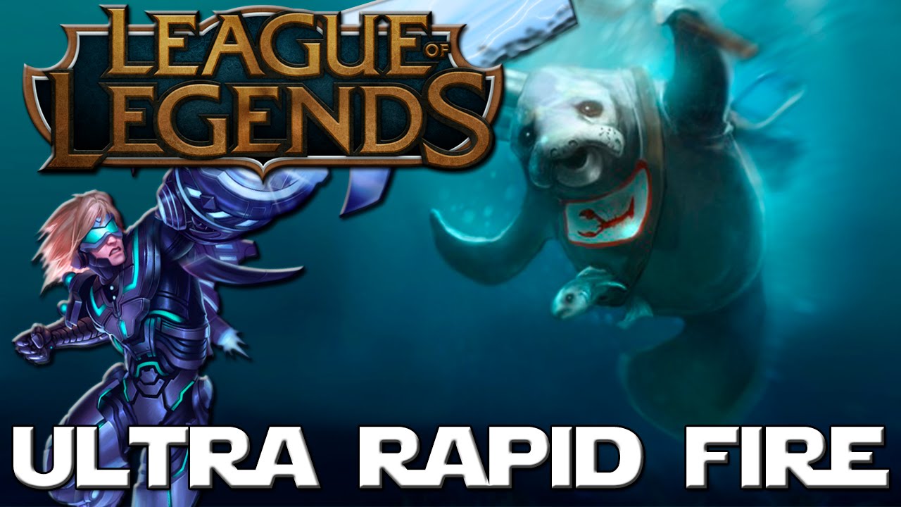 League Of Legends Ultra Rapid Fire - EZ É TÃO DIVERTIDO *.* ! C/Babyfac3