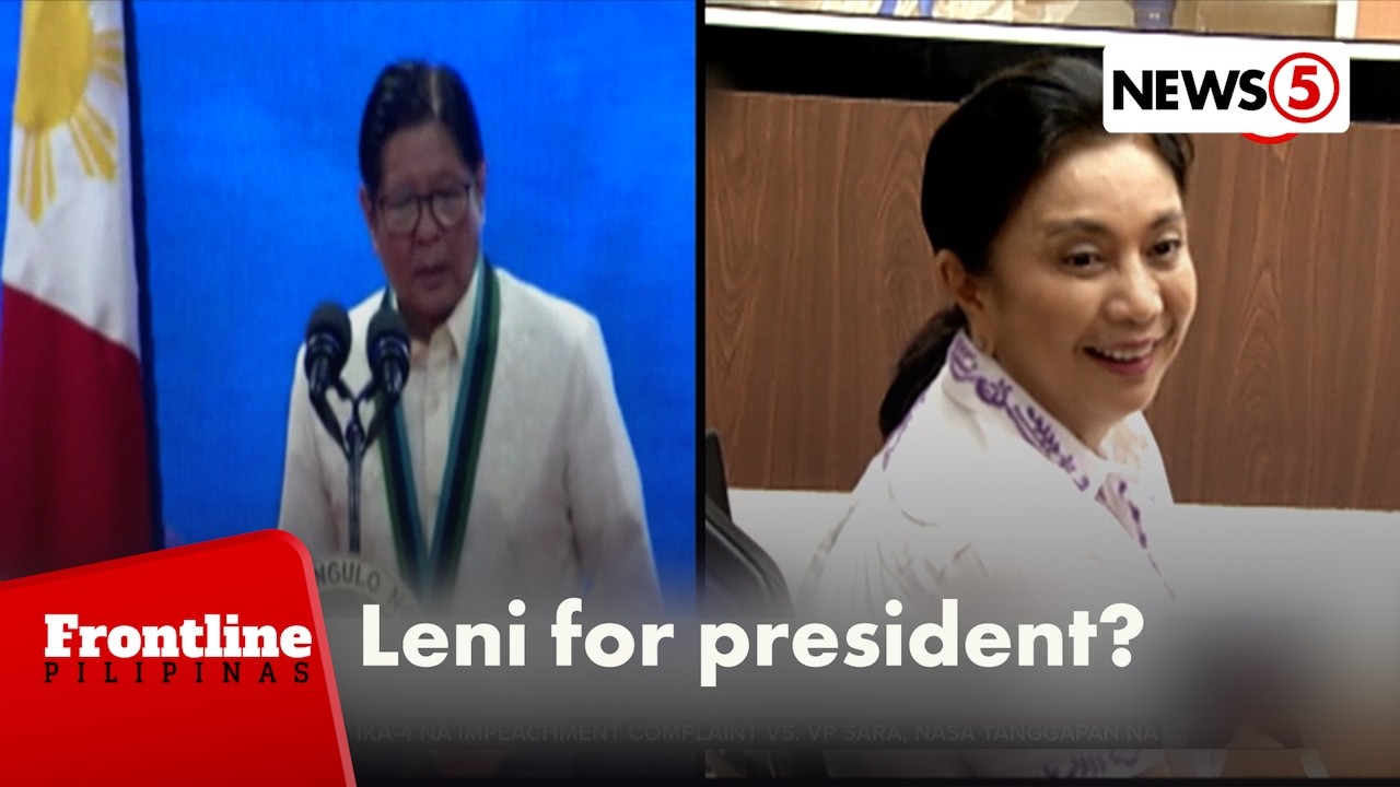 Mayor Leni Robredo, umugong na kakandidato para sa 2028 elections | Frontline Pilipinas