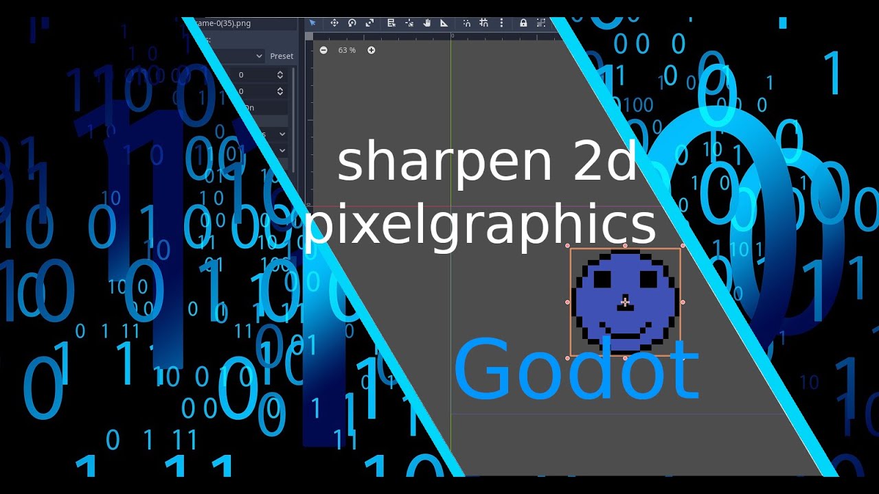 Godot - how to sharpen 2d pixelgraphics?