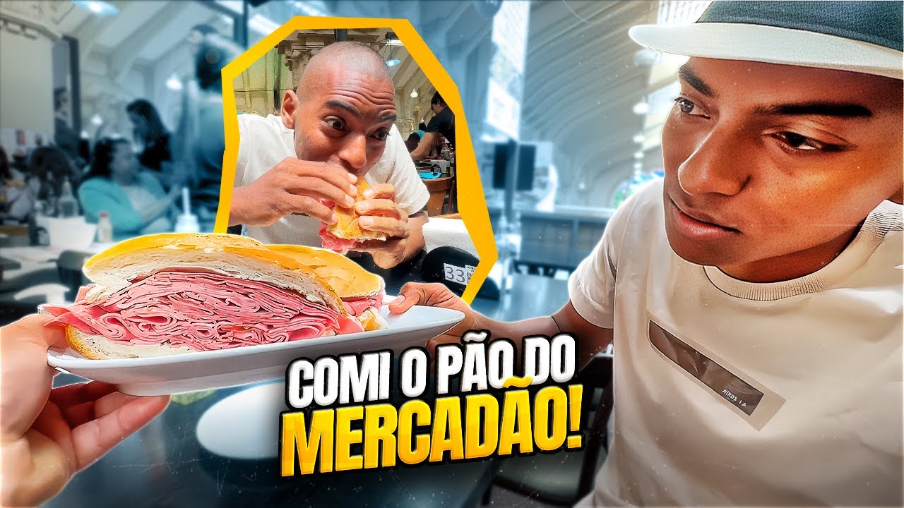 BETO TIZIU FOI NO MERCADÃO DE SÃO PAULO COMER O PÃO COM MORTADELA 😂😂 | BETO TIZIU