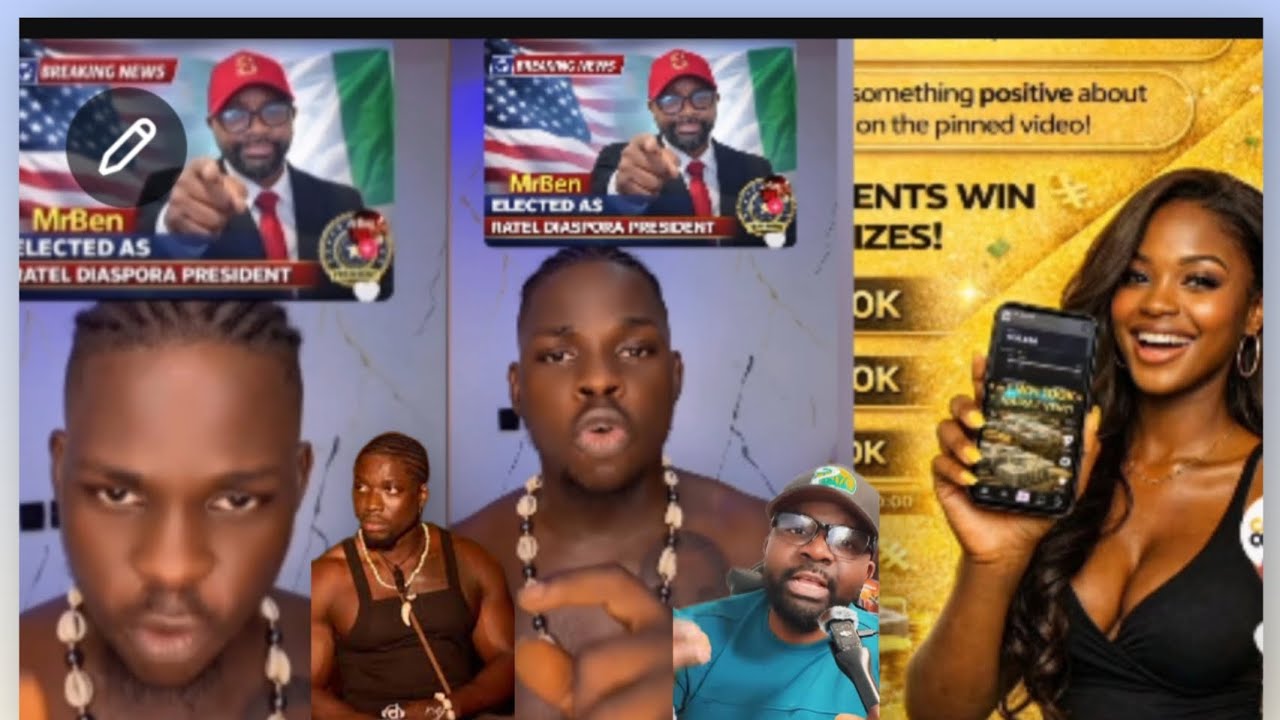 RATEL LEADER ORACLE CALLOUT CARDCOMI APP AND FIRE MR BEN THESELF ACCLAIMED RATEL DIASPORA PRESIDENT 