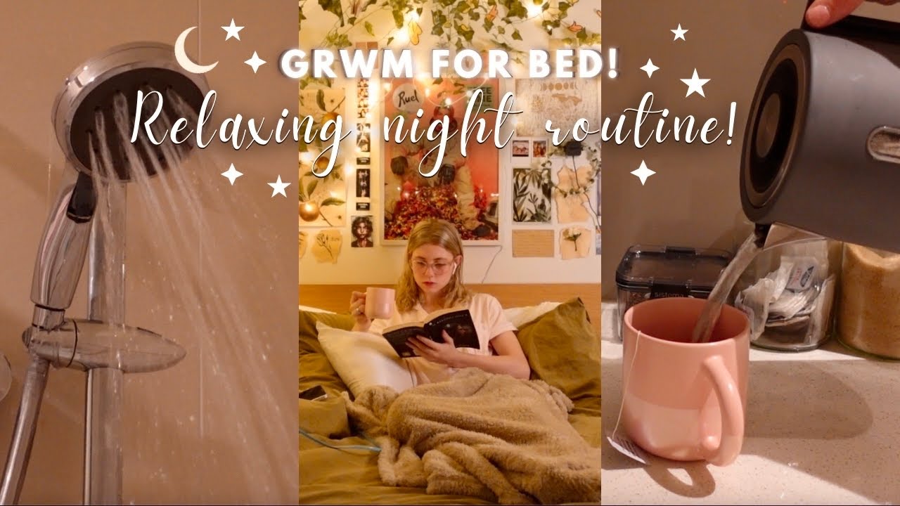 GRWM для сна / расслабляющий ночной ритуал! ⭐️🌙 (эстетический, уютный ночной блог)