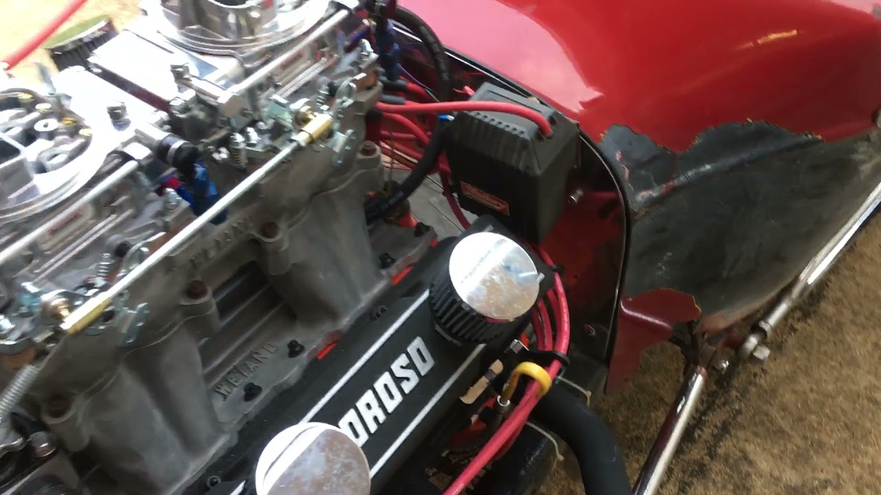 Tunnel Ram topped with quick fuel 450 cfm slayer series carbs