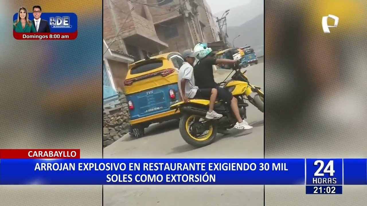 Ataques con explosivos aterrorizan Lima Norte pese al estado de emergencia