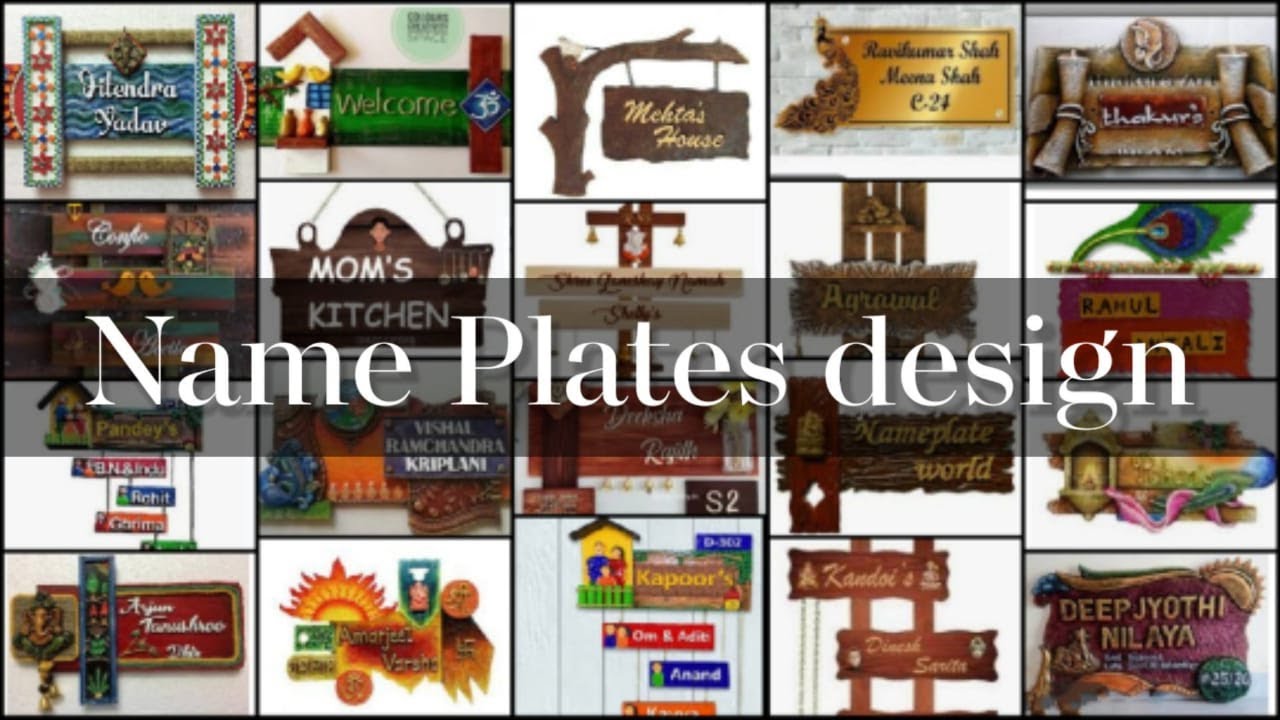 Name plate | Name Plate for house | Name Plate design | Royal Products