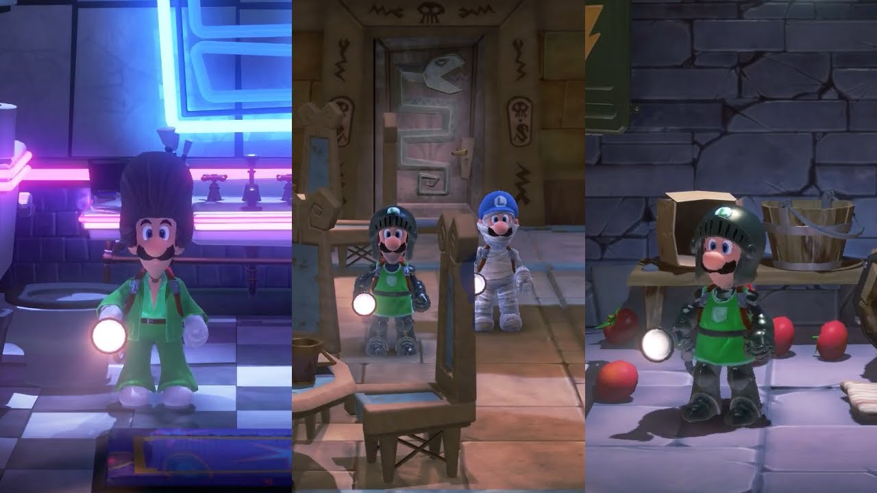Luigi's Mansion 3 - New ScareScraper DLC Floors 2-Player Splitscreen
