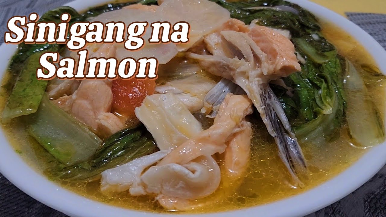 Sinigang na Salmon| Sinigang Recipe| How to Cook Sinigang na Salmon