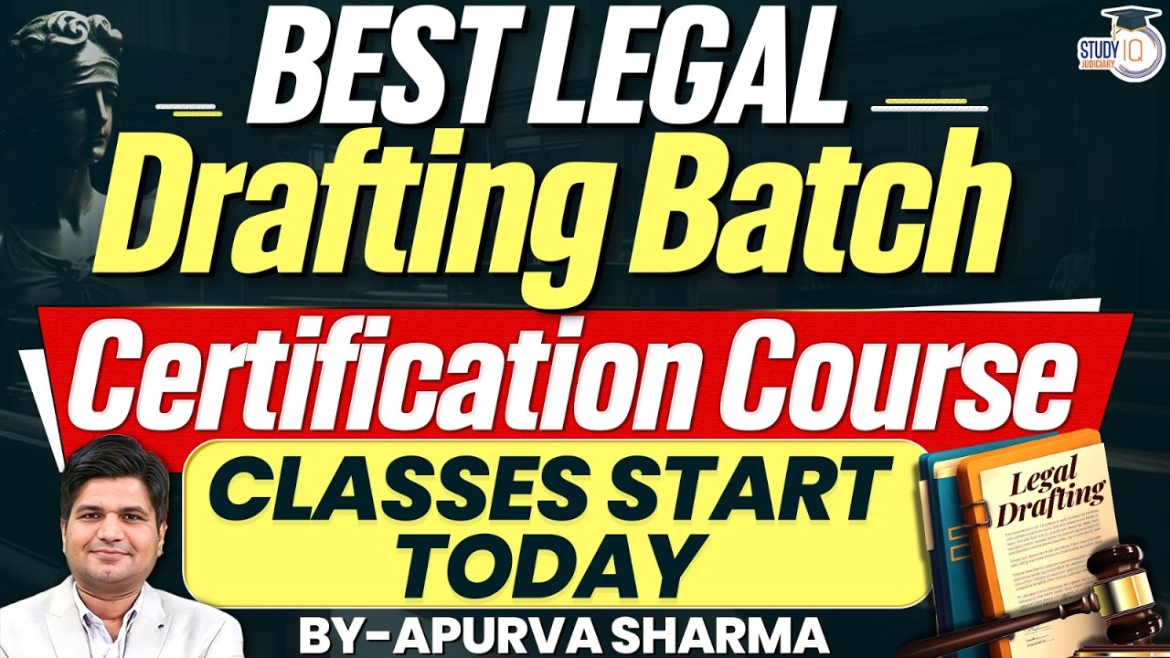 Best Legal Drafting Course for Young Advocates | Classes Starts Today | By:- Apurva Sharma
