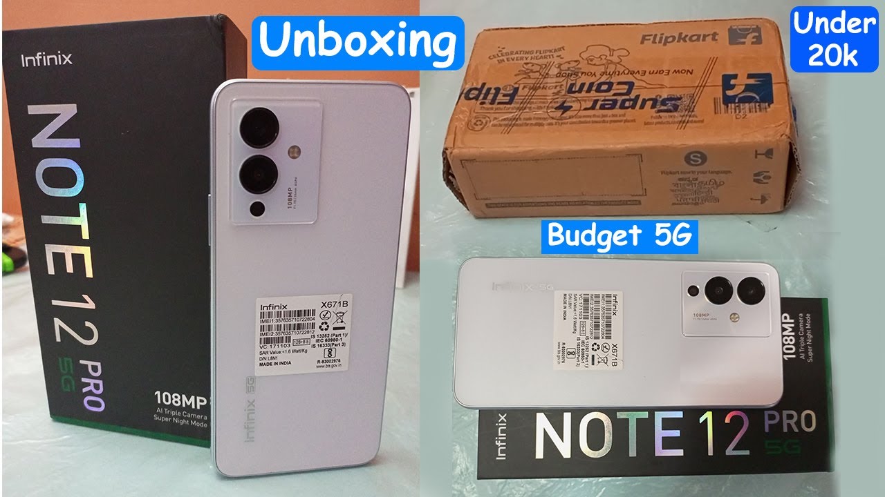 infinix Note 12 Pro 5G ⚡| From Flipkart | 108 MP Camera Test