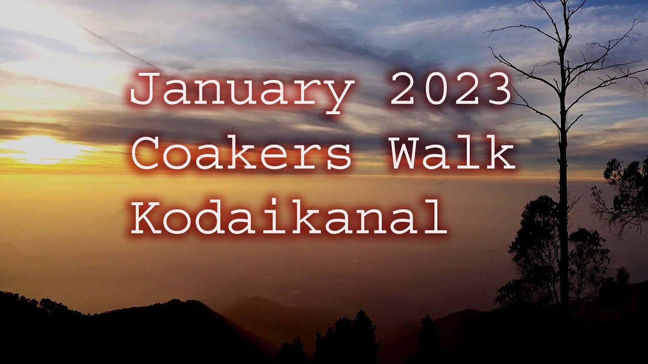 2023 January Mid Week   Kodaikanal Coakers Walk