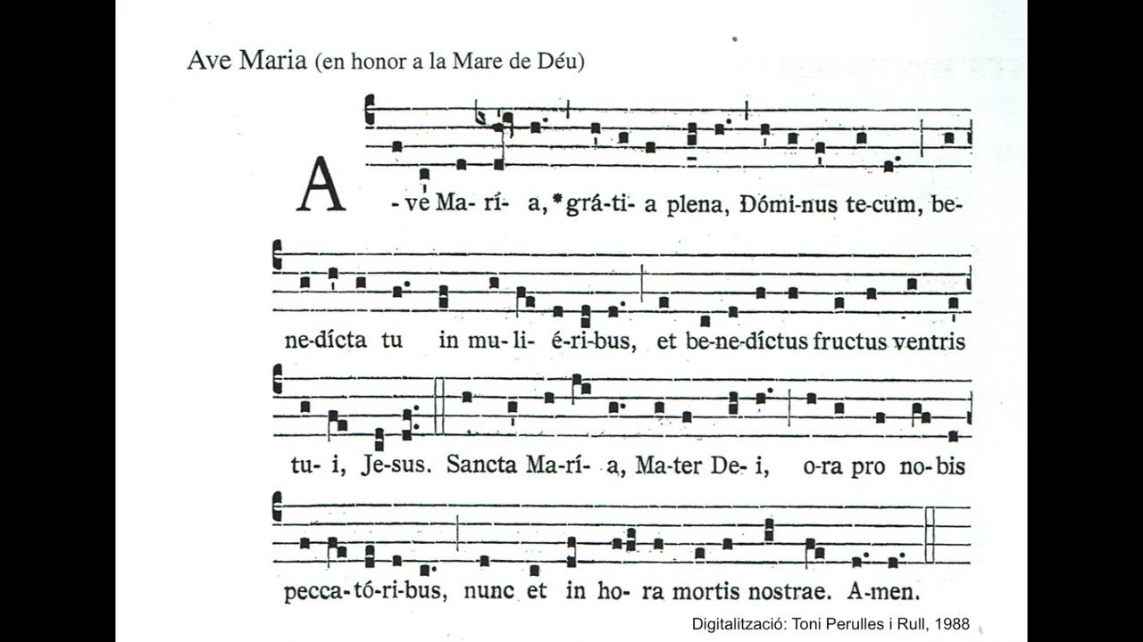 Ave Maria gratia plena in Dm