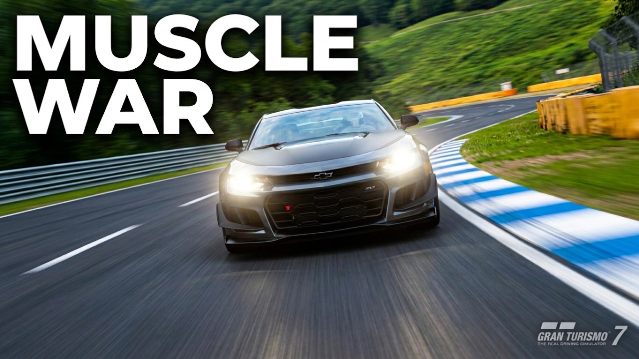 シボレーカマロ走行中 CHEVROLET Camaro ZL1 1LE '18