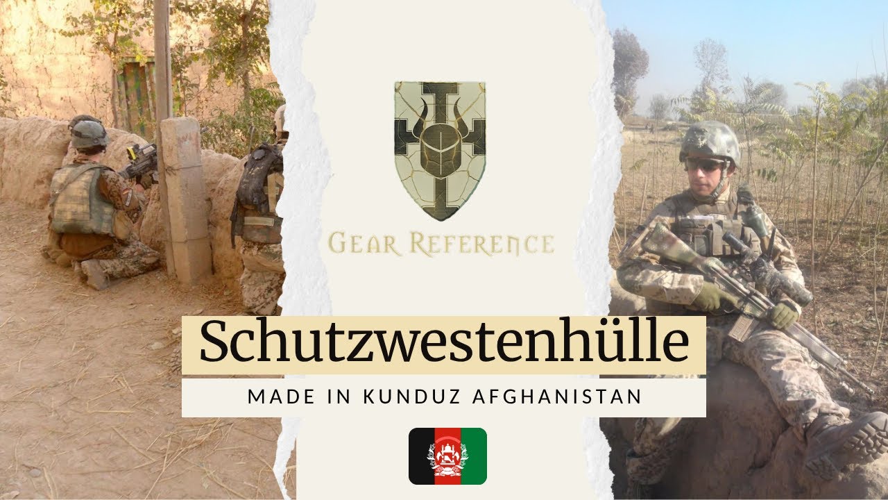 🇦🇫 🇩🇪 Защитный жилет Сделано в Кундузе | с десантниками и другими военнослужащими Бундесвера ISAF