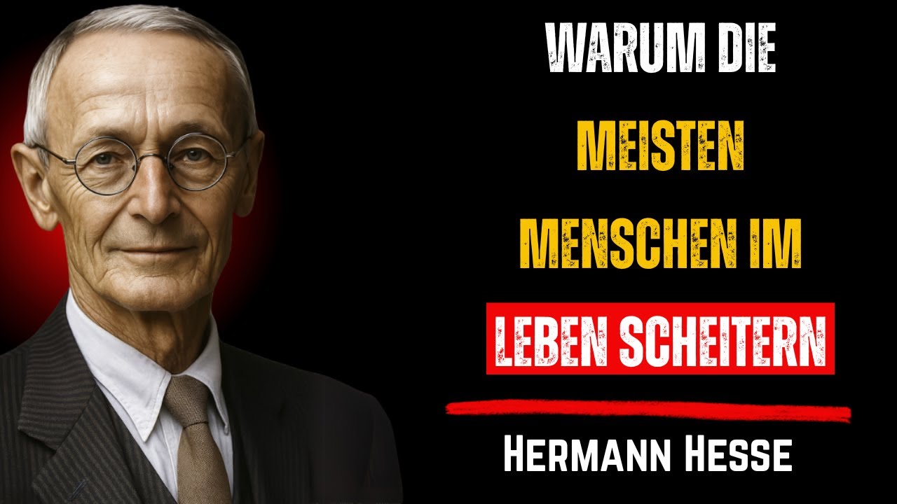 Warum die meisten Menschen im Leben scheitern (und wie Sie das verhindern)  Hermann Hesse Motivation