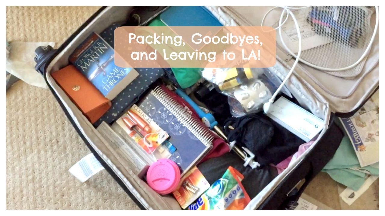 Packing for college, goodbyes, and leaving to LA! | Vlogust 18