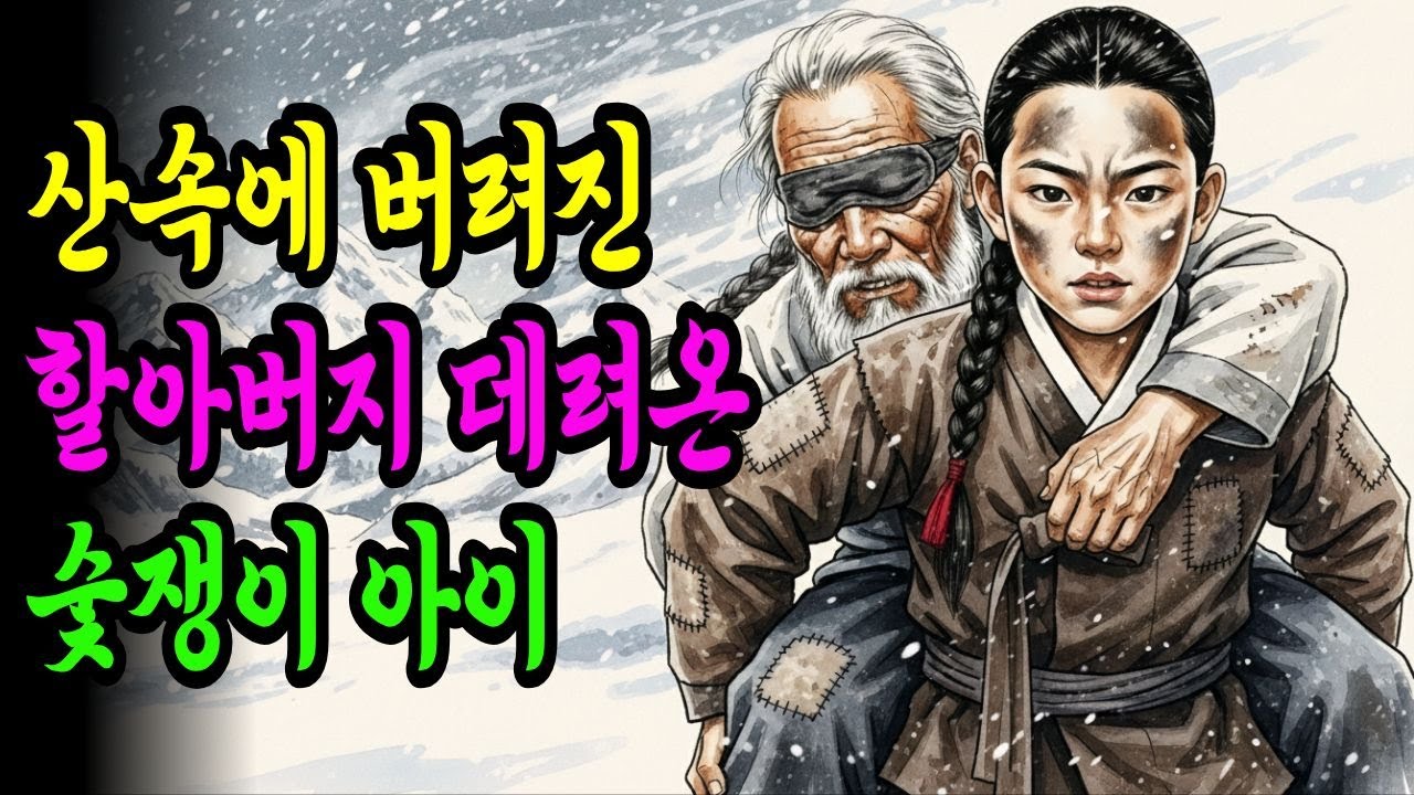 산에서 얼어 죽어가던 할아버지를 구한 숯쟁이 고아소년, 그 할아버지의 정체는? | 야담 옛날이야기 오디오북 전설 민담 수면동화