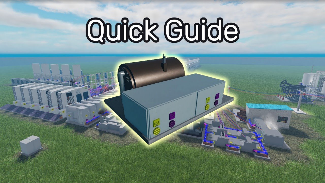 How to Build a Steam Generator in Roblox Industrialist | Tutorial
