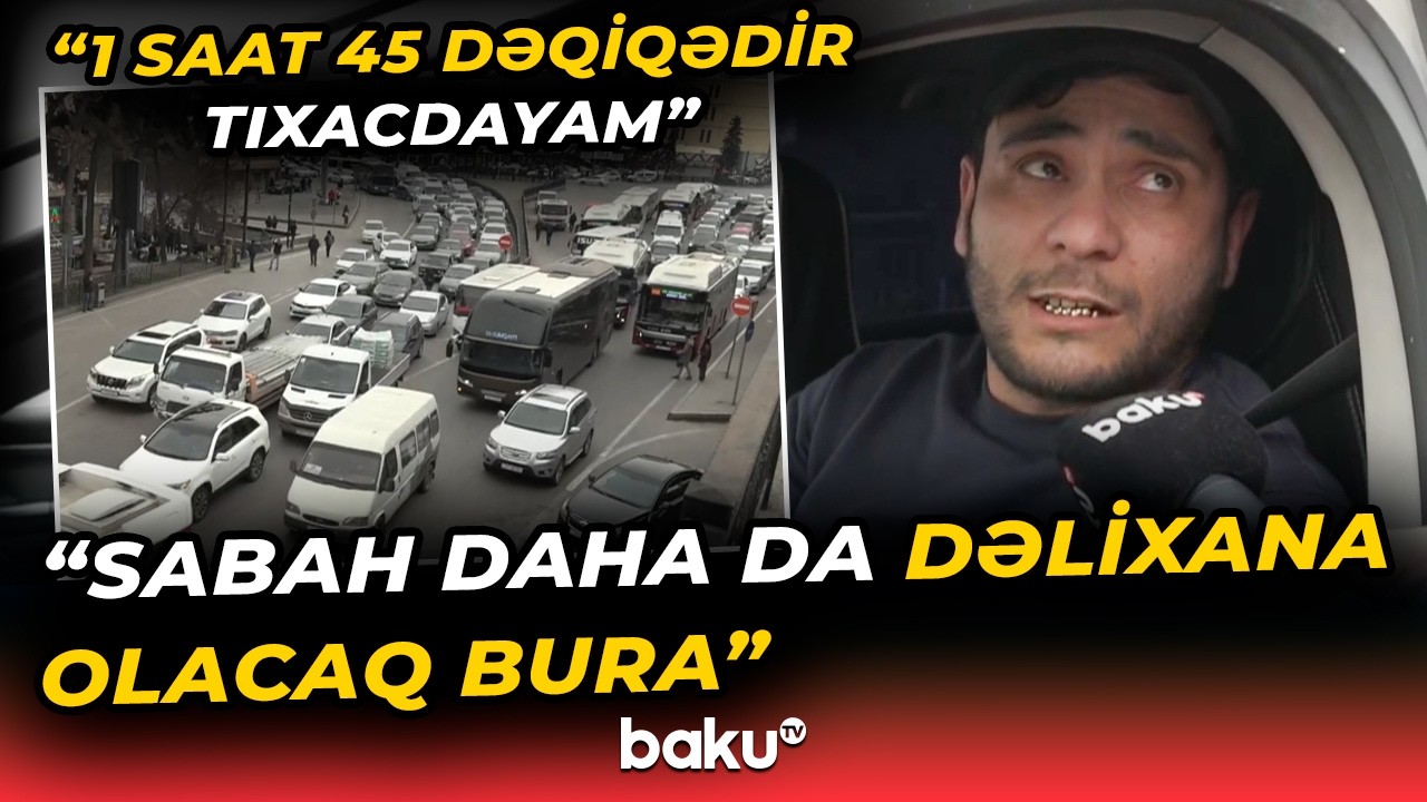 Bakı-Sumqayıt yolunda nə baş verir? | Sürücülər özlərindən çıxdı - Baku TV
