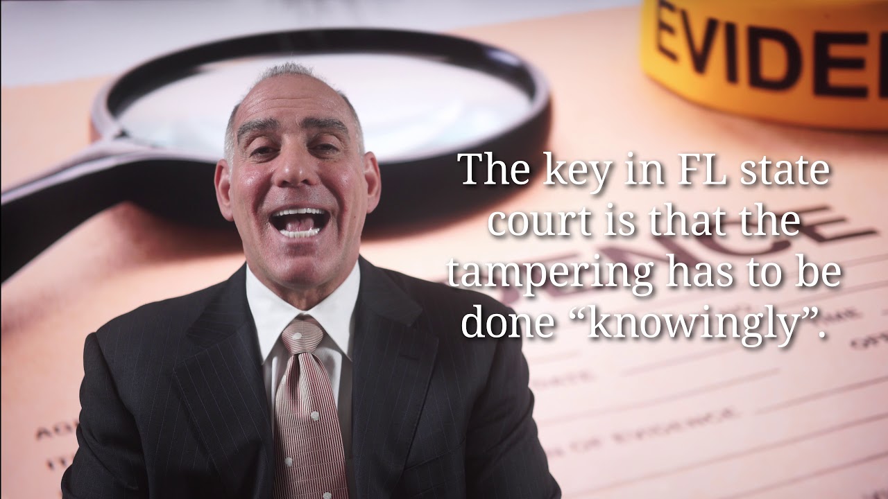 258)  What is Tampering with Physical Evidence? - Michael A Haber Miami Criminal Defense DUI Lawyer