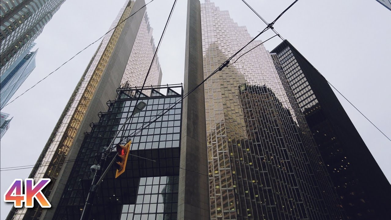 🇨🇦 [4K] Toronto Walk - Financial District (Downtown)
