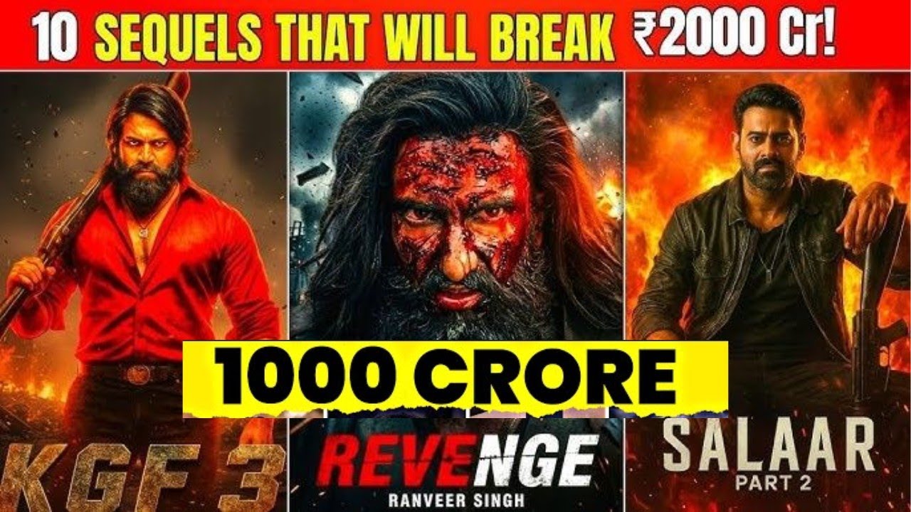 🔥 These 10 Indian Movies Can Cross 1000 Crore Box Office! 😱 | Toxic, Dhurandhar 2