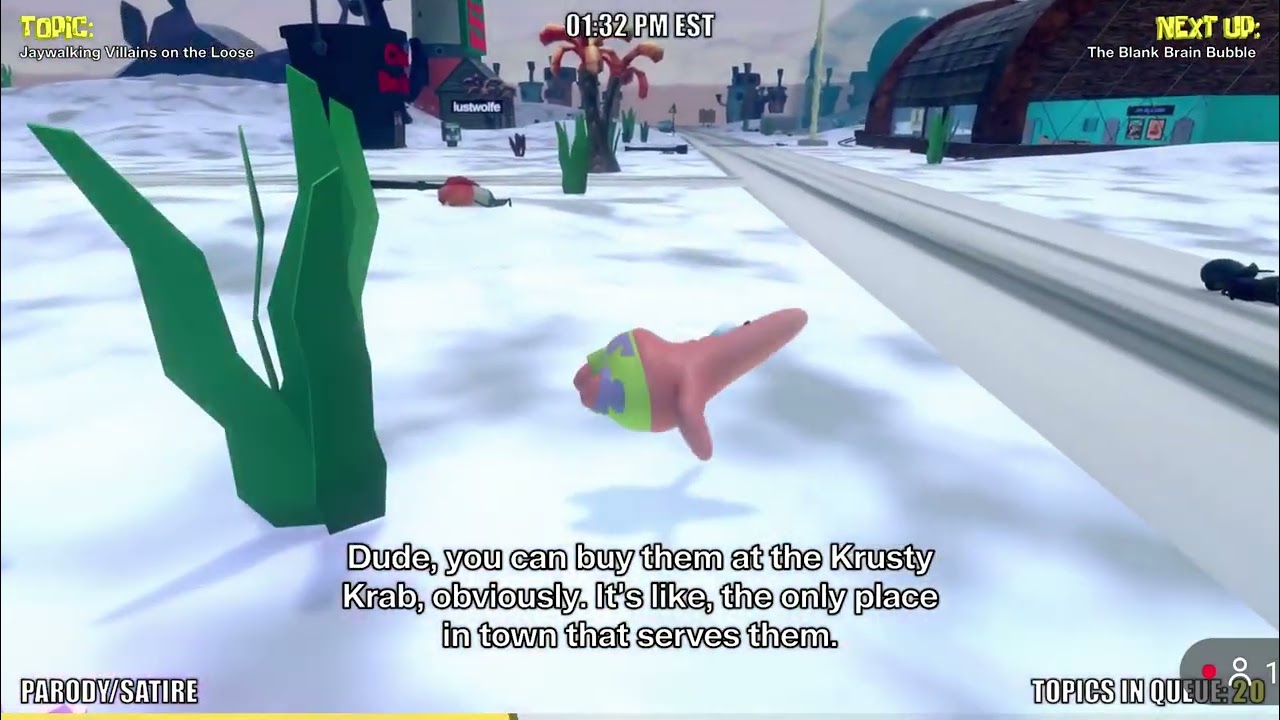 Jaywalking and chaos!! (Ai sponge Rehydrated Clip)