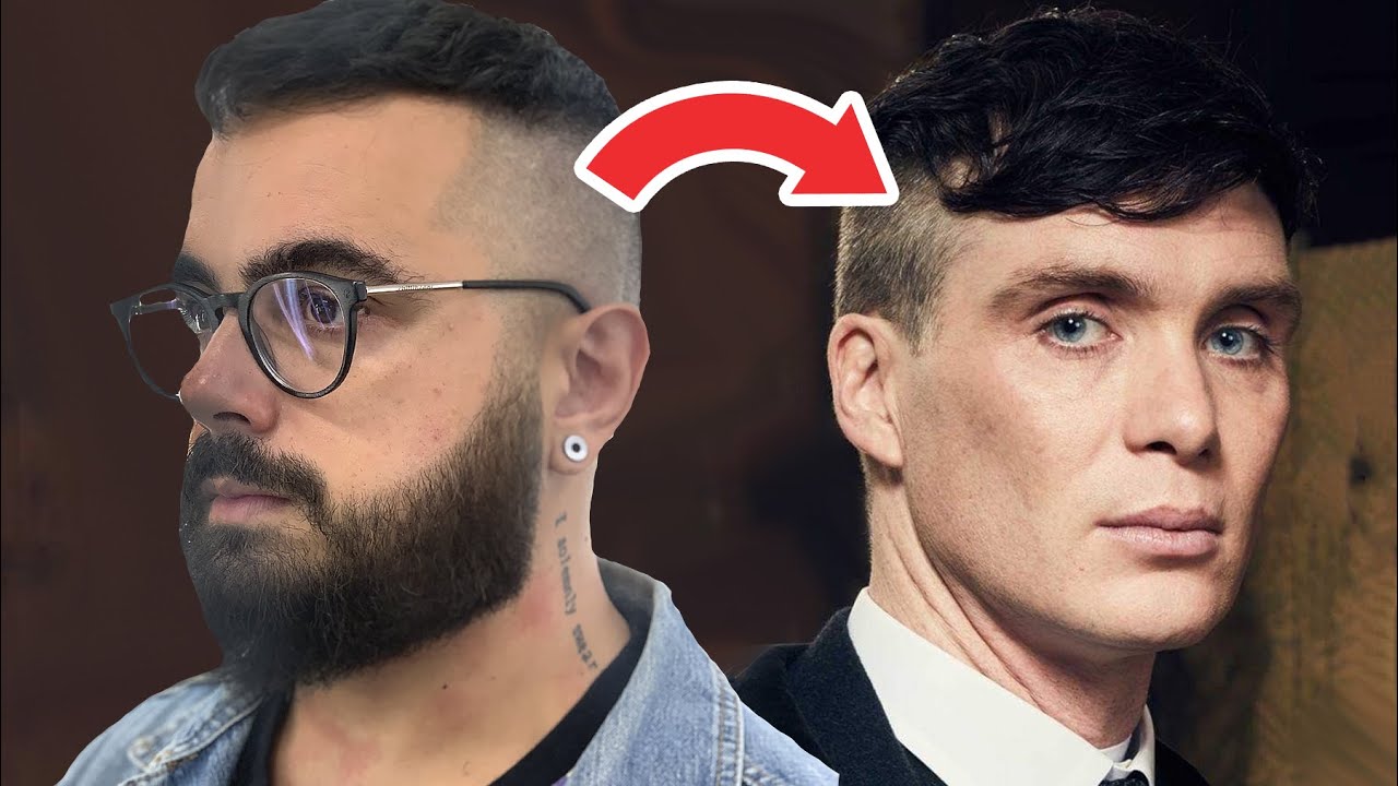 Fiz o corte do Peaky Blinders | CORTE DE CABELO MASCULINO 2024