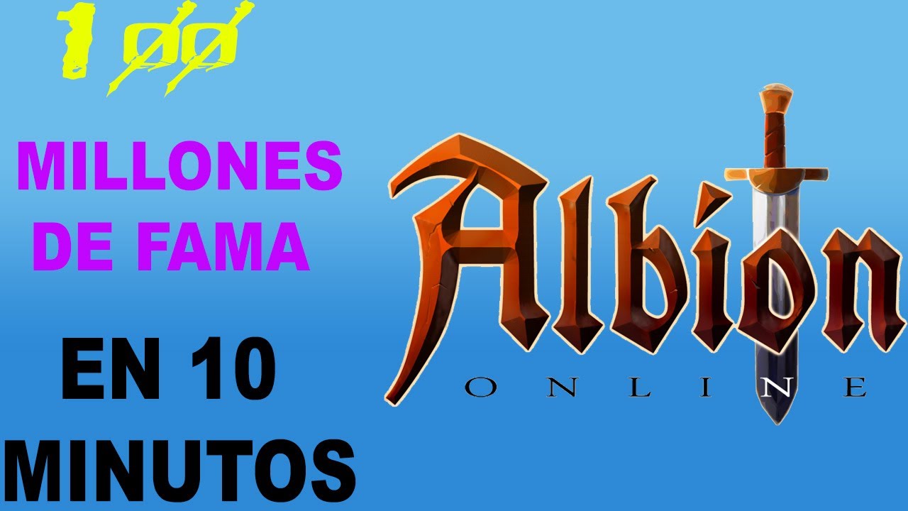 100 MILLONES DE FAMA EN 10 MINUTOS EN #albiononline