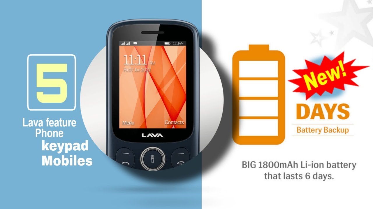 5 Lava feature phone🌟New keypad mobiles
