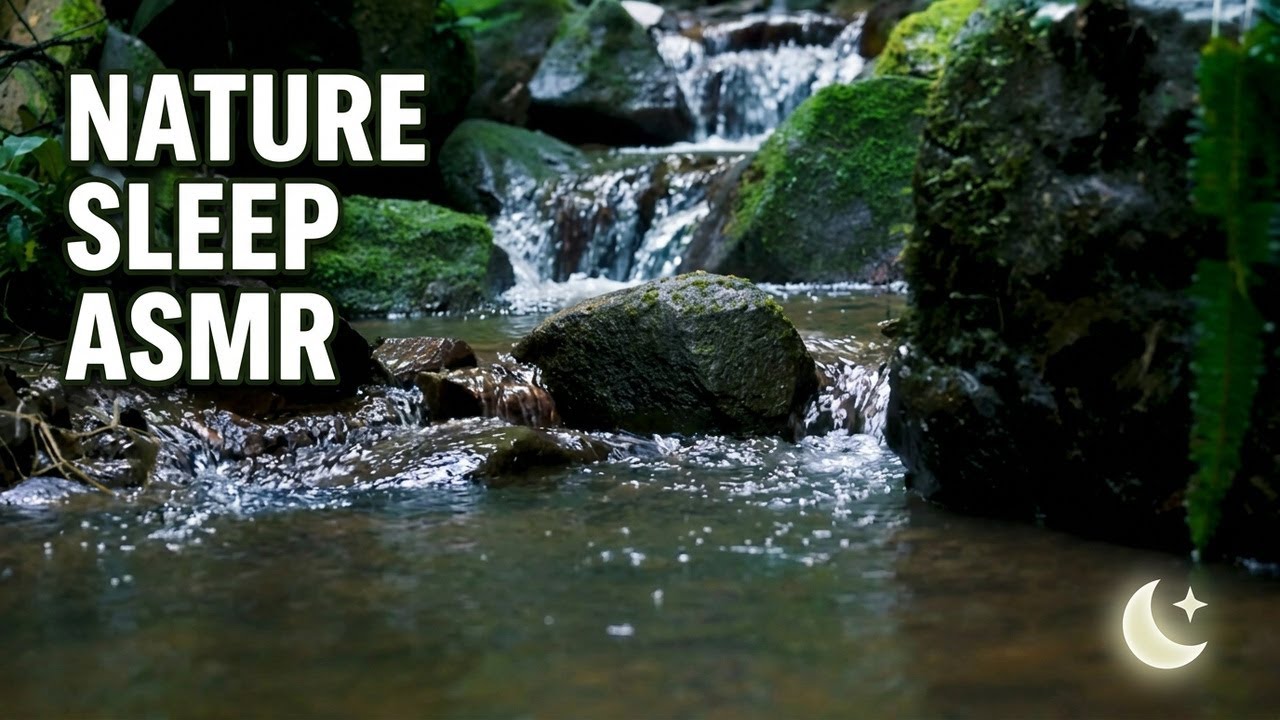 Healing Water Sounds 🌊 Forest Stream for Stress Relief & Relaxation