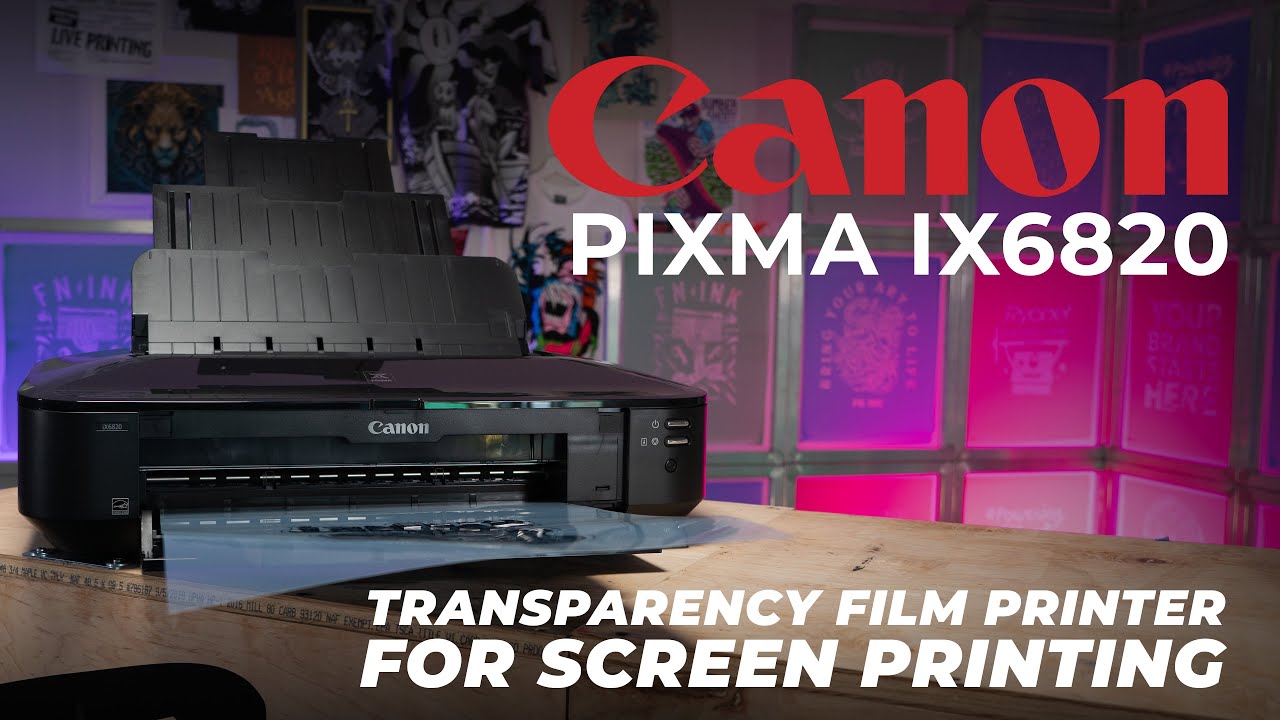 Canon Pixma IX6820 Film Printer Package - High-Quality Film Output for Screen Printing