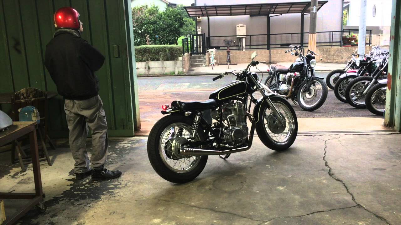 MOTOR ROCK  Yamaha SR500 Custom (69Megaphone Full Exhaust)