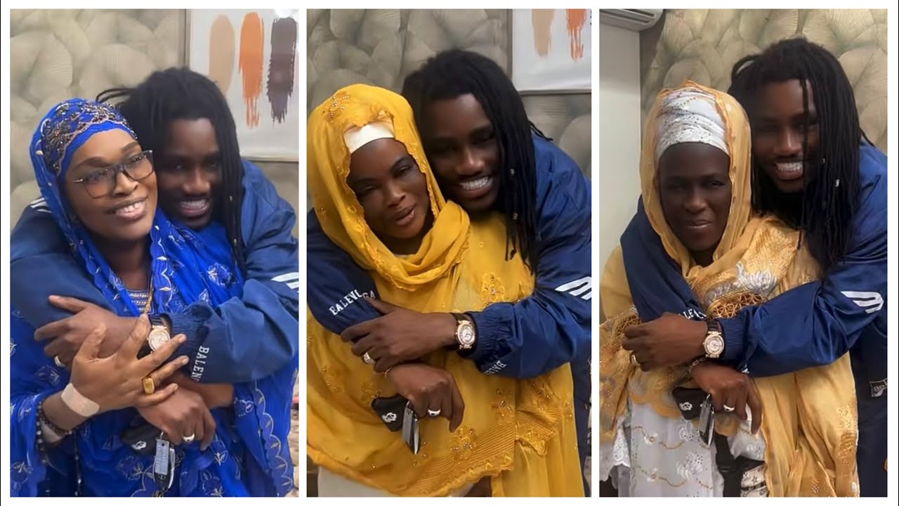 Wally Seck s’affiche avec une belle Complicité avec ses Mamans, Aïda Saliou, Mére Baye Fall…