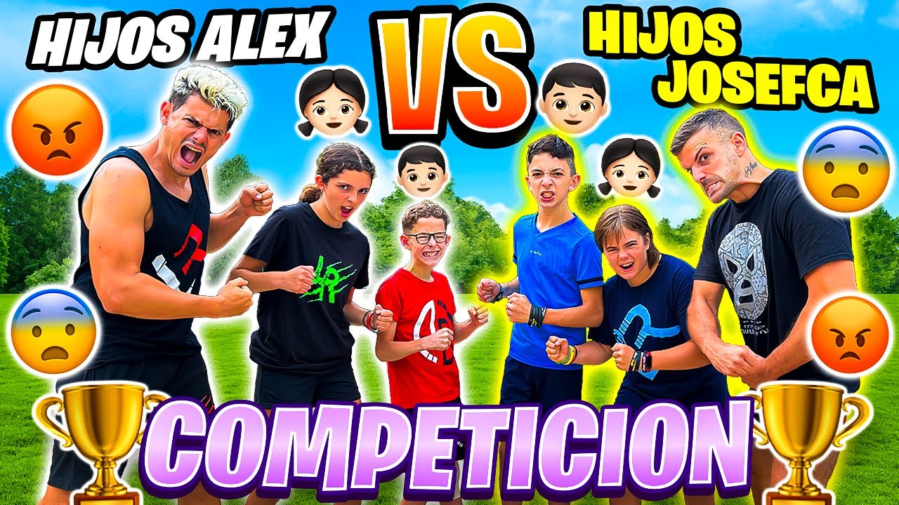 MIS HIJOS vs HIJOS de JOSEFCA💪 *COMPETICIÓN de PARKOUR*
