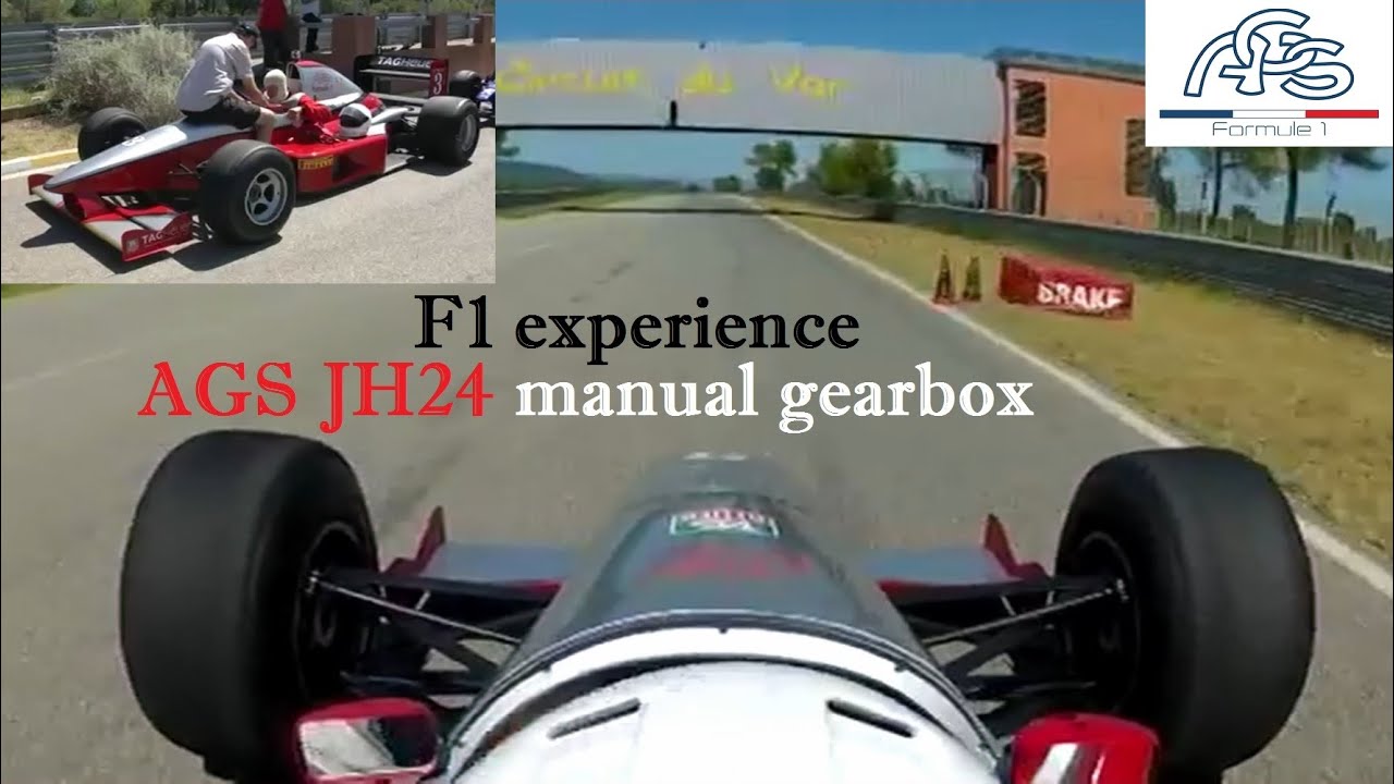 AGS F1 JH24 на борту с ручным переключением F1 Опыт на Circuit du Var Le Luc en Provence 18-08-2014