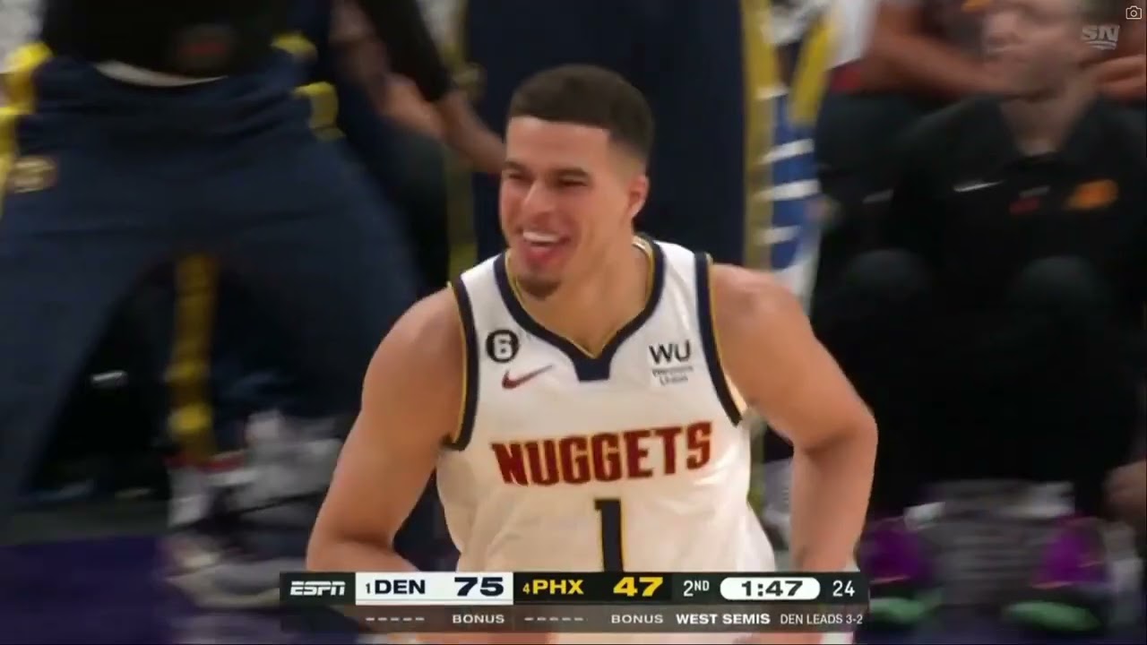 MPJ Hits a Wild Falling Reverse Layup in the 1st Quarter #NBAHighlightReels