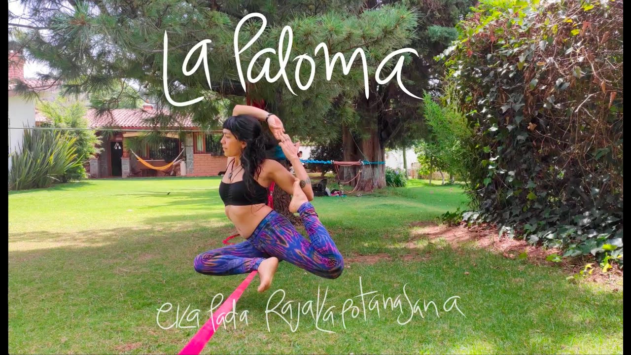 Tutorial de Slackline - Principiantes - La Paloma / Eka Pada Rajakapotanasana