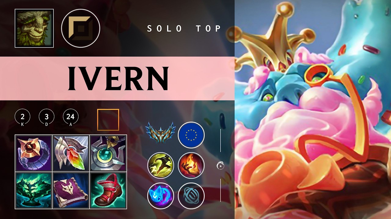 Ivern Top vs Renekton - EUW Challenger Patch 26.03