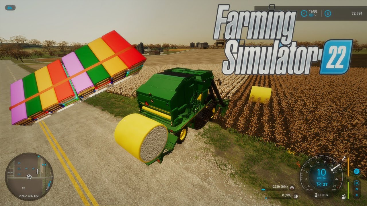 KUMAŞ ÜRETİMİ | ZAMAN ATLAMALI | farming simulator 22