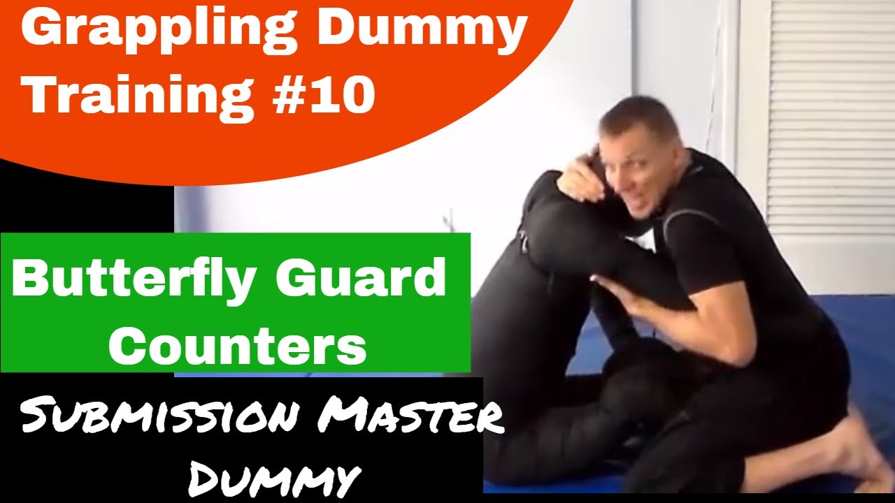 Butterfly Sweep Pass and Counters on Submission Master Grappling Dummy