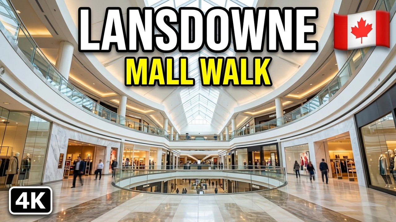 🇨🇦  [4K] Lansdowne Centre Walk, Richmond BC, Canada