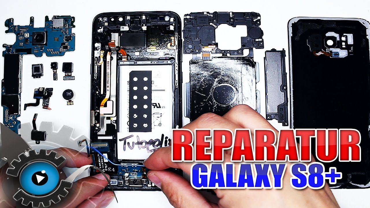 SAMSUNG GALAXY S8 PLUS KOMPLETTE REPARATUR | DISPLAY & AKKU WECHSELN [Deutsch/German]